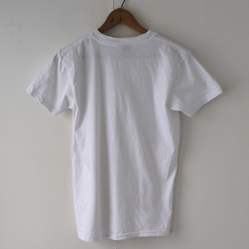 Naked & Famous Denim Women's Heavyweight Cotton Crew Tee - White Size Small - Picture 4 of 9